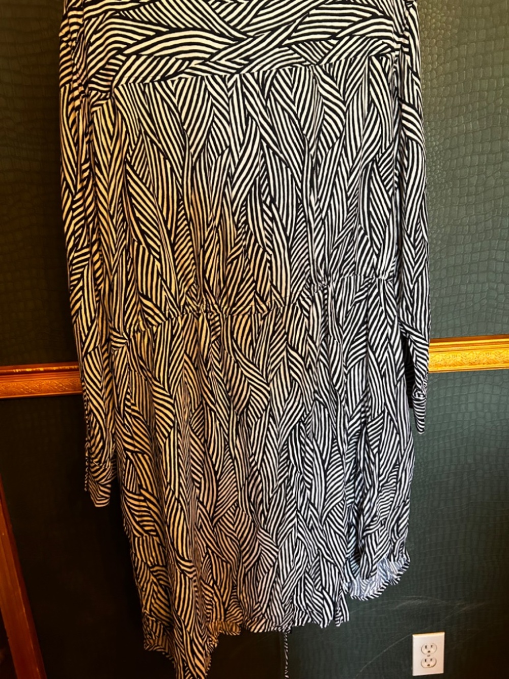 Navy & white shirt dress Plus size 4X. BNWT Terra & sky - Picture 2 of 9